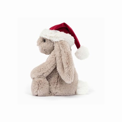 Jellycat Bashful Christmas Bunnies USA | 05792GTUY